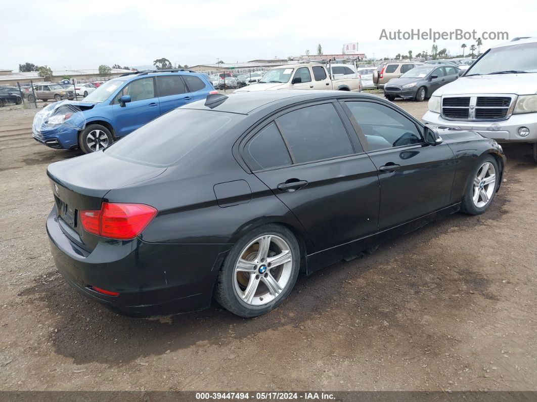 2014 Bmw 320i Black vin: WBA3B1C5XEK133488