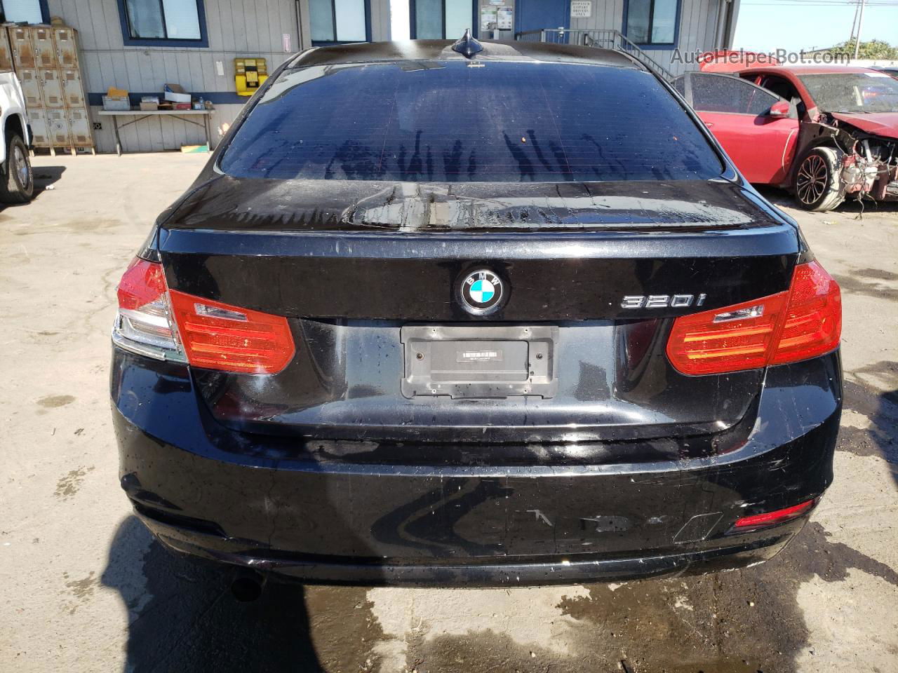 2014 Bmw 320 I Черный vin: WBA3B1C5XEK134415