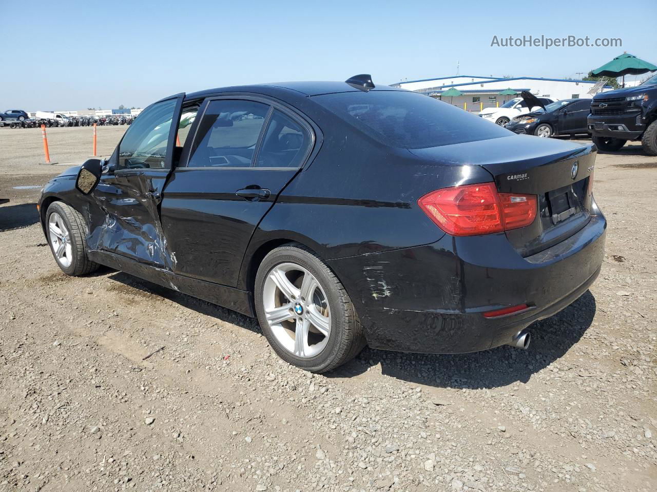 2014 Bmw 320 I Black vin: WBA3B1C5XEP680666