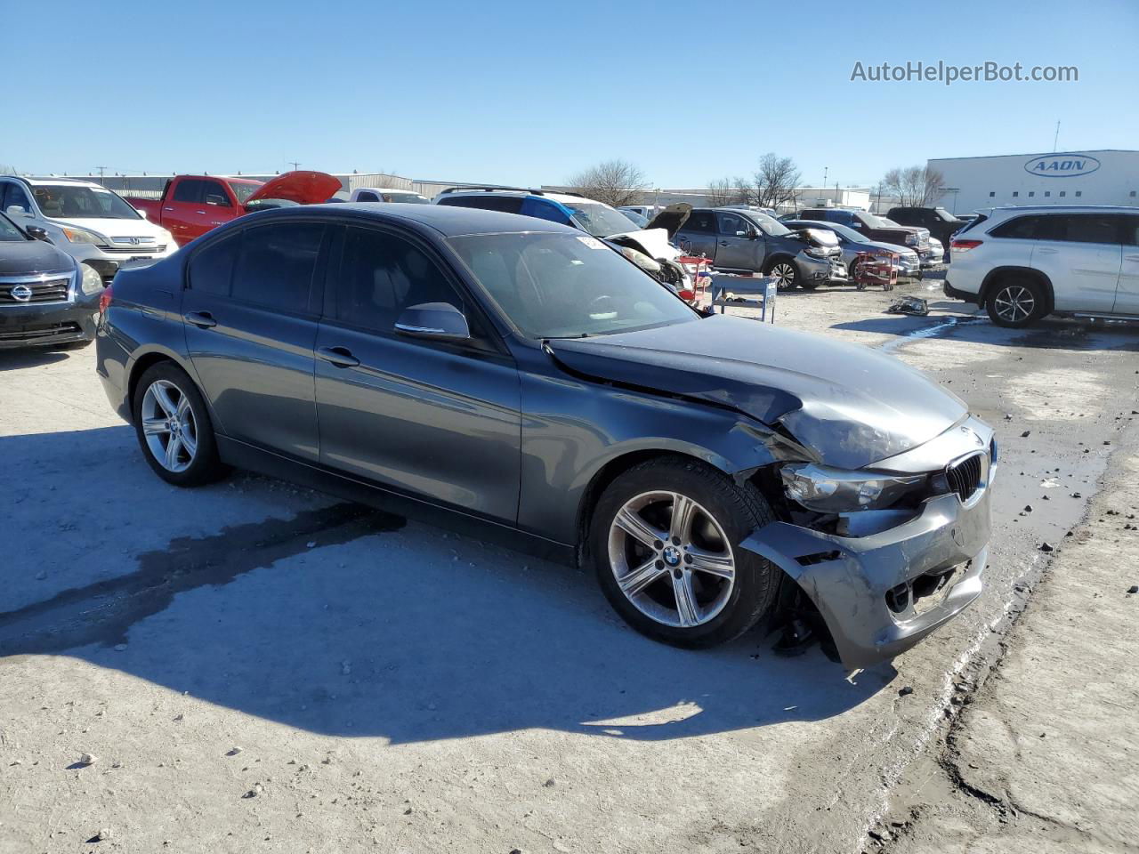 2014 Bmw 320 I Black vin: WBA3B1C5XEPV79451