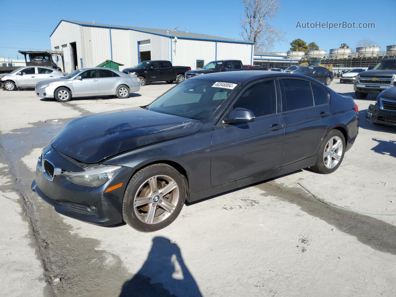 2014 Bmw 320 I Black vin: WBA3B1C5XEPV79451