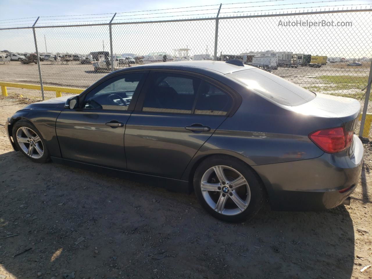 2015 Bmw 320 I Gray vin: WBA3B1G50FNT04145