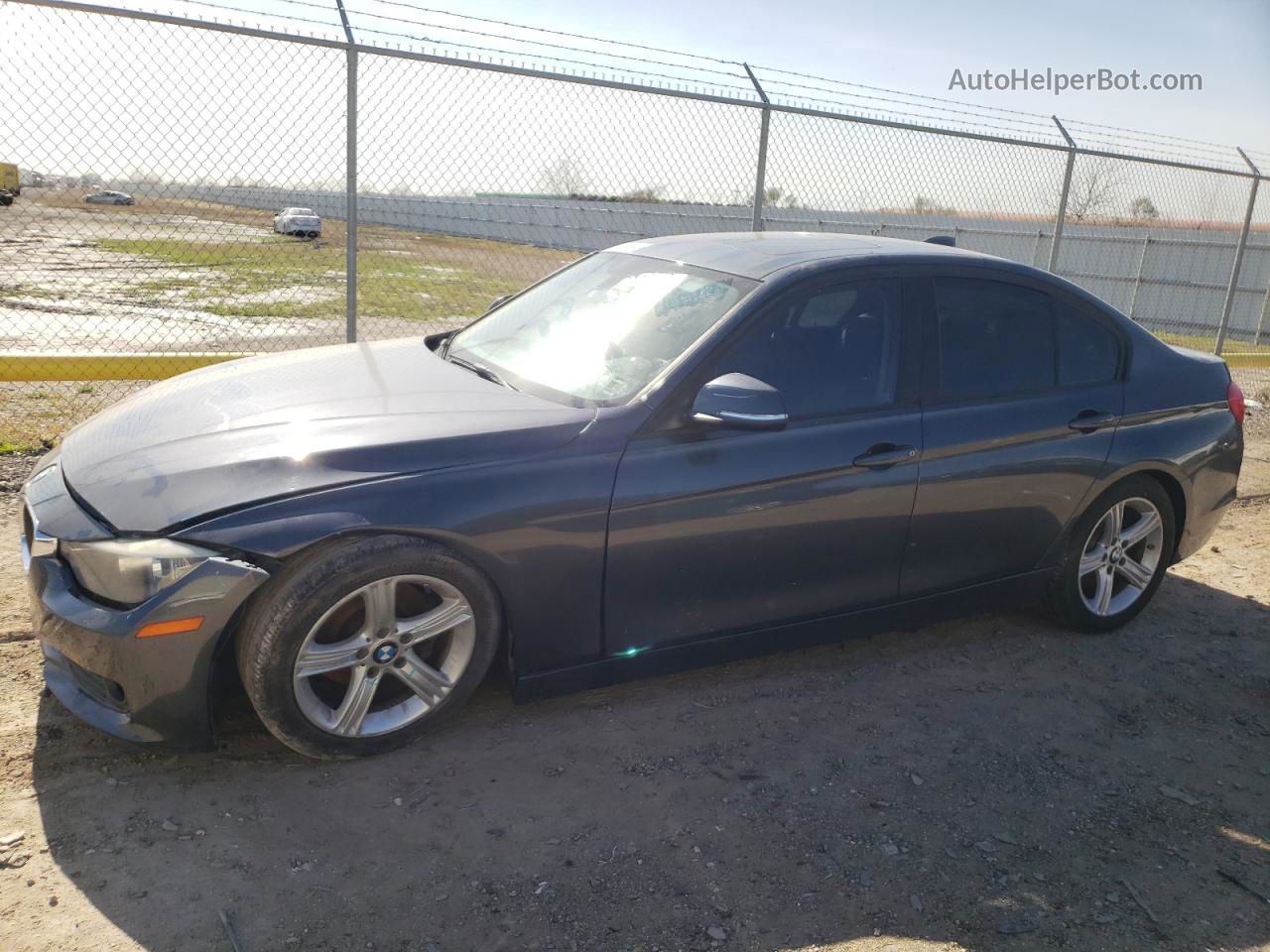 2015 Bmw 320 I Gray vin: WBA3B1G50FNT04145