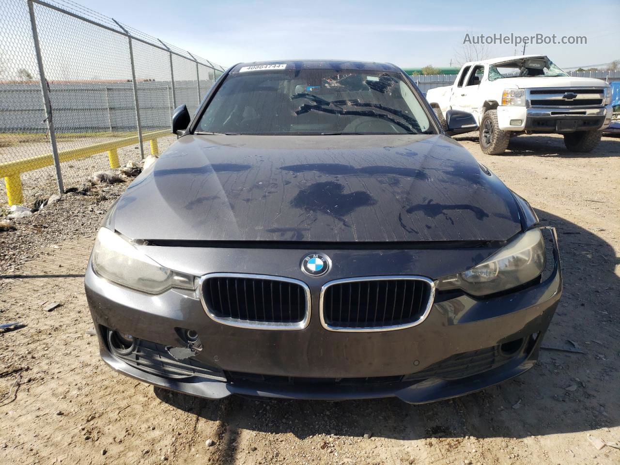 2015 Bmw 320 I Gray vin: WBA3B1G50FNT04145