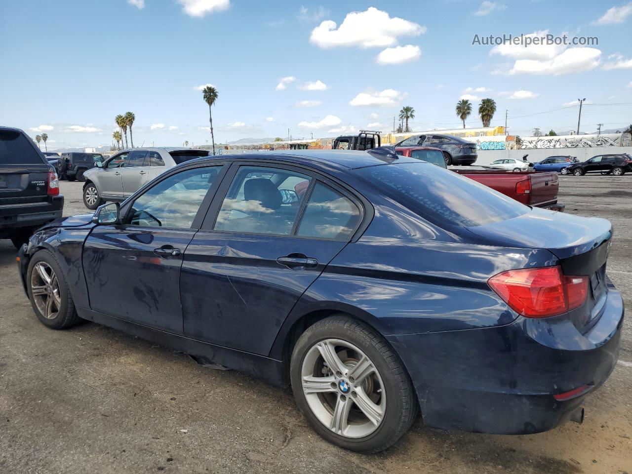 2015 Bmw 320 I Blue vin: WBA3B1G50FNT05036