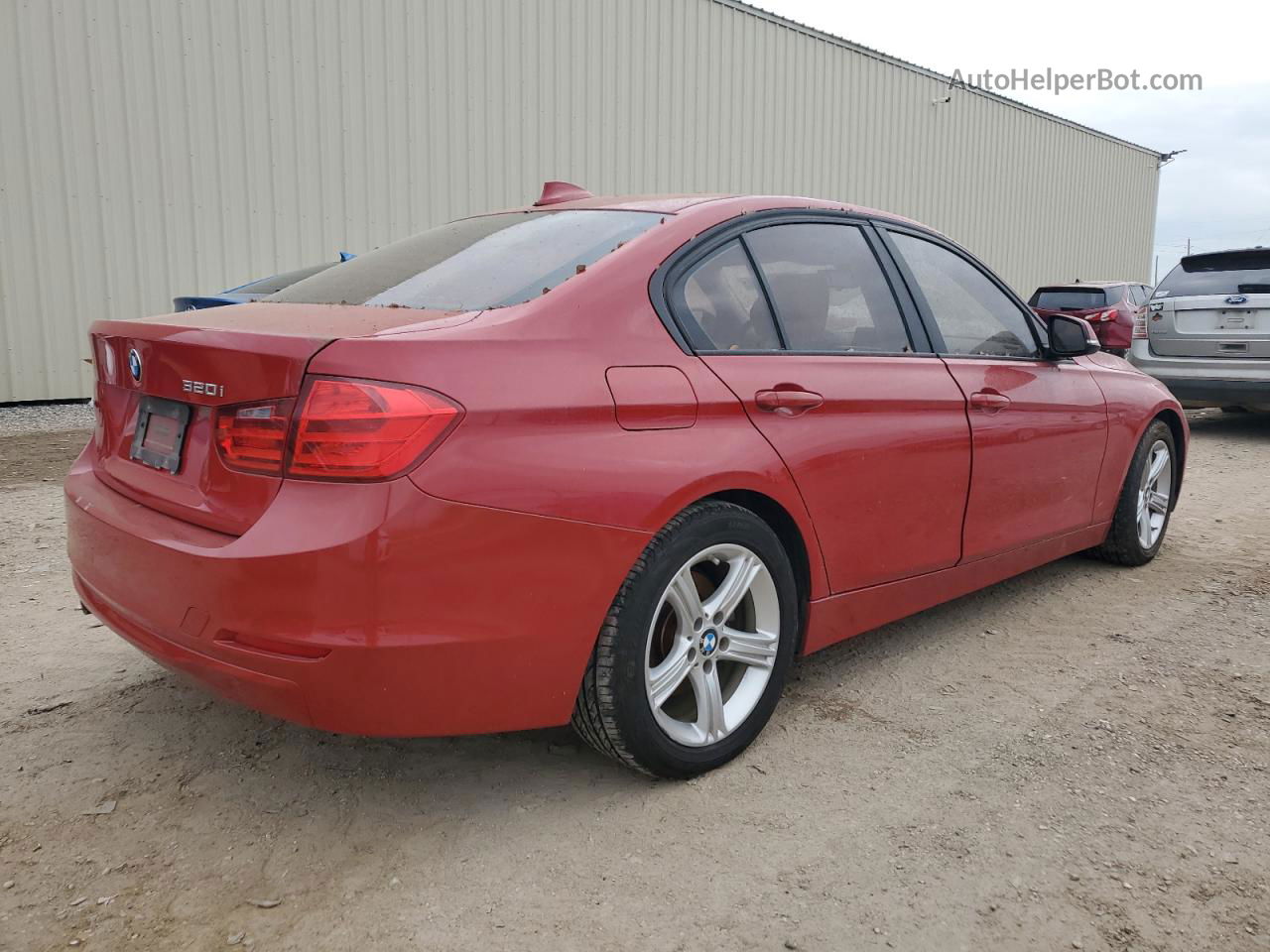 2014 Bmw 320 I Red vin: WBA3B1G51ENN90487