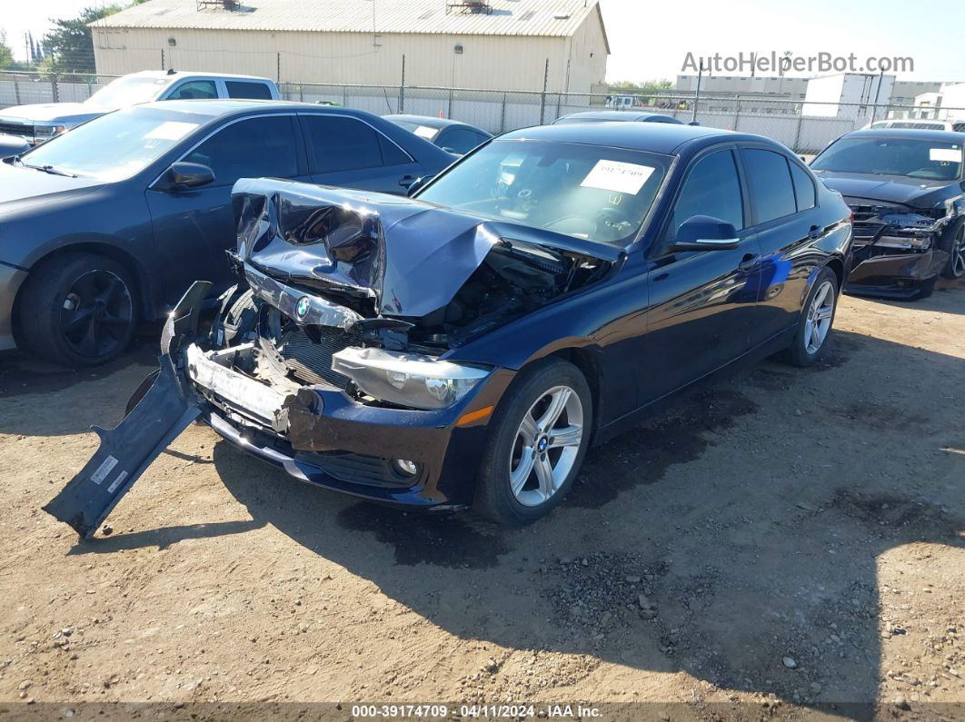 2014 Bmw 320i   Dark Blue vin: WBA3B1G51ENS78086