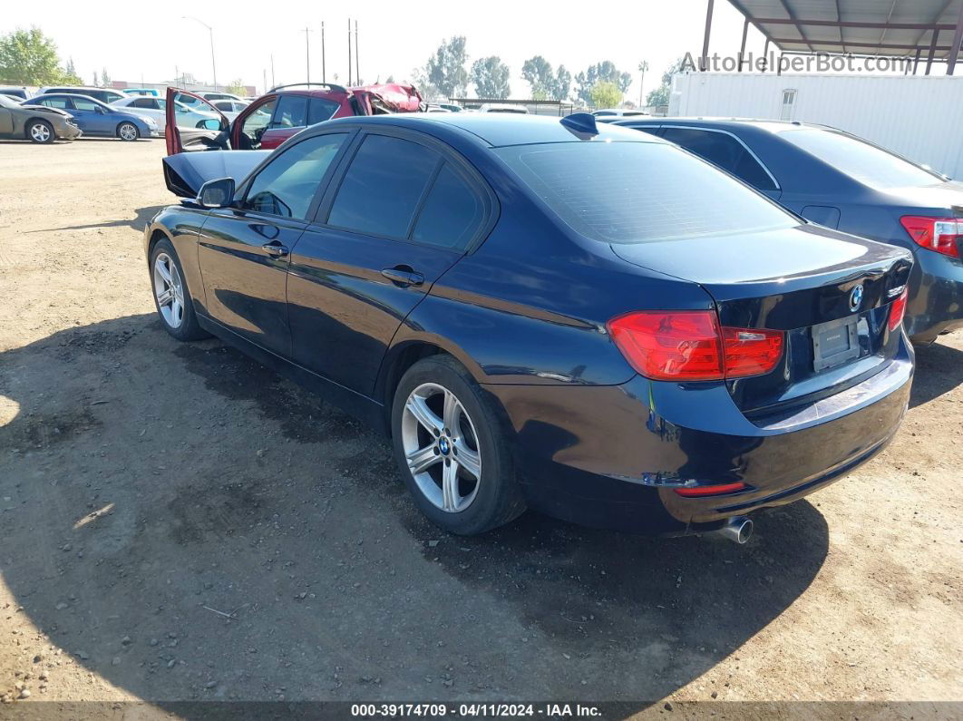 2014 Bmw 320i   Dark Blue vin: WBA3B1G51ENS78086