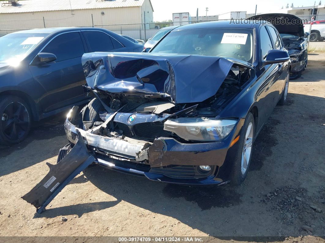 2014 Bmw 320i   Dark Blue vin: WBA3B1G51ENS78086