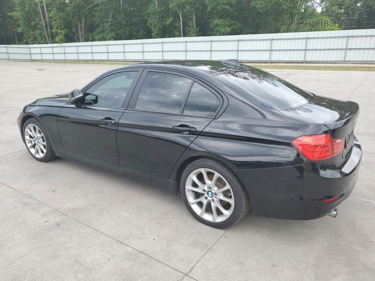 2014 Bmw 320 I Black vin: WBA3B1G51ENT01009