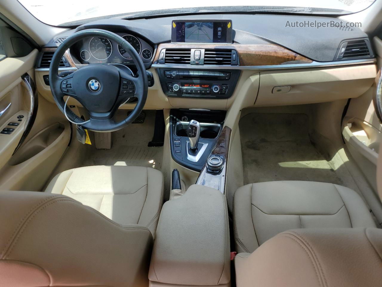 2015 Bmw 320 I Beige vin: WBA3B1G51FNT02081