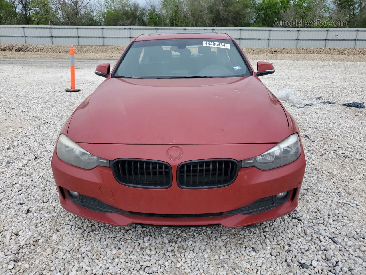 2015 Bmw 320 I Red vin: WBA3B1G51FNT04297