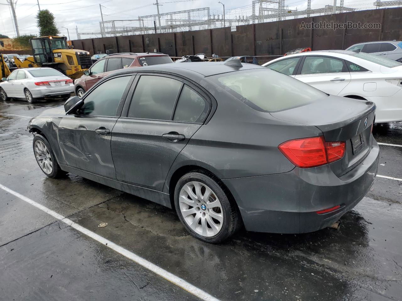 2015 Bmw 320 I Gray vin: WBA3B1G51FNT05272