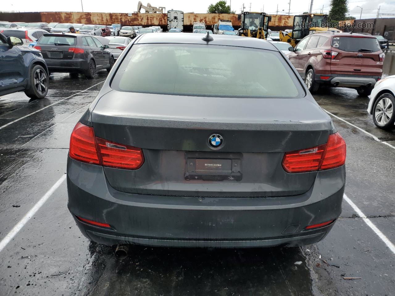 2015 Bmw 320 I Gray vin: WBA3B1G51FNT05272