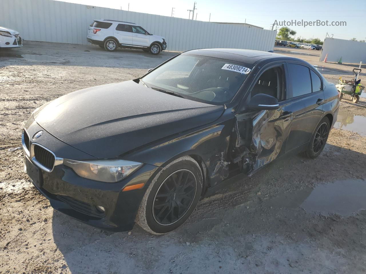 2015 Bmw 320 I Black vin: WBA3B1G52FNT05619