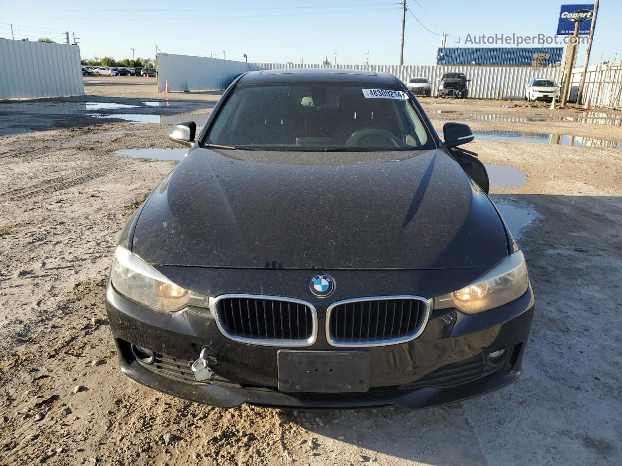 2015 Bmw 320 I Black vin: WBA3B1G52FNT05619