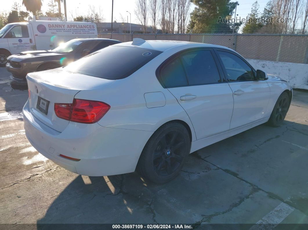 2015 Bmw 320i White vin: WBA3B1G52FNT06138