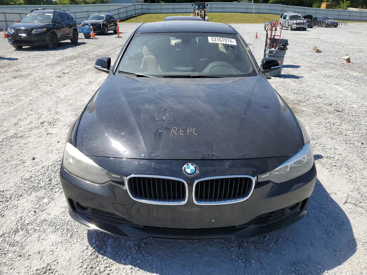 2014 Bmw 320 I Black vin: WBA3B1G53ENS77389