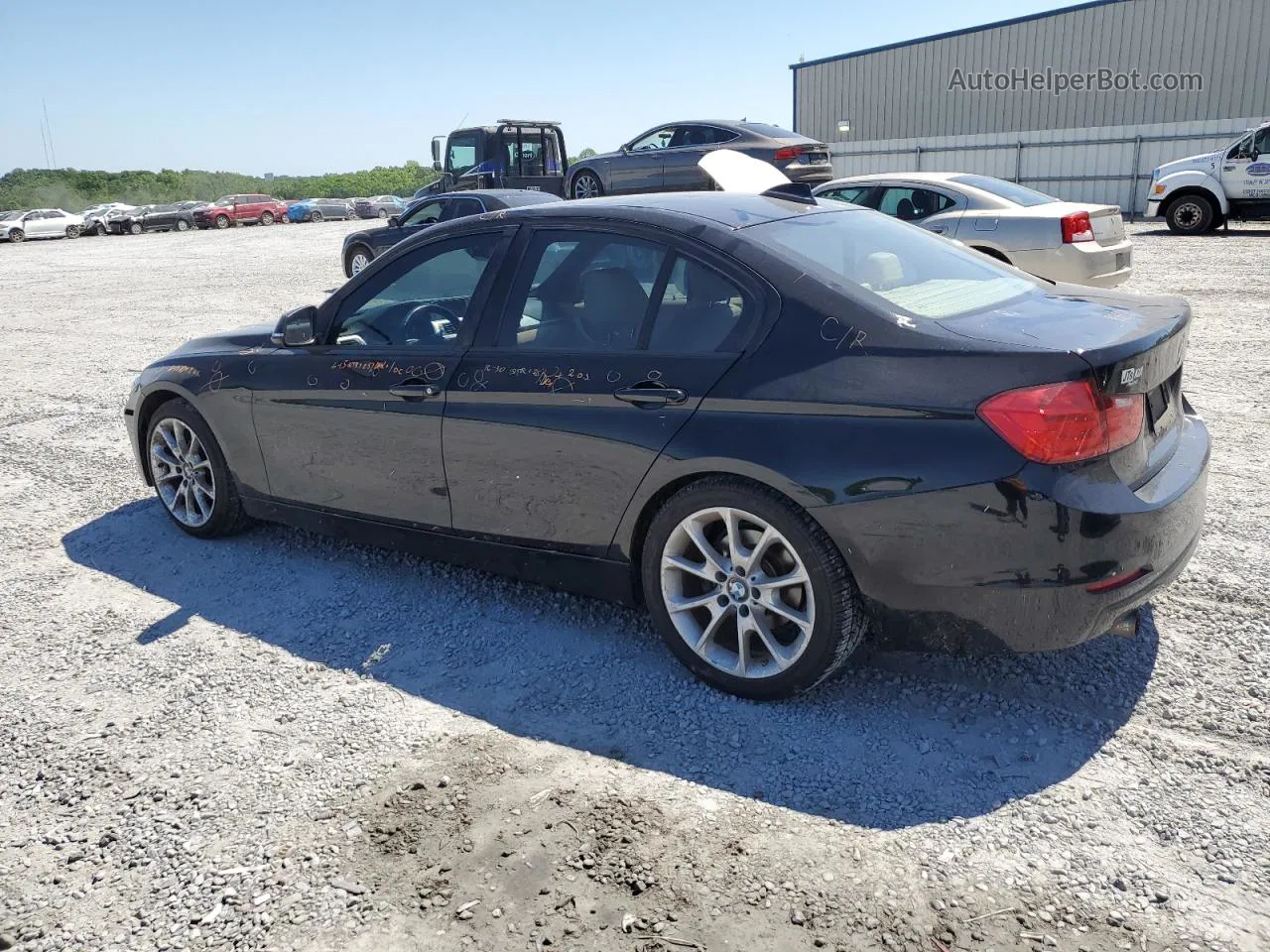 2014 Bmw 320 I Черный vin: WBA3B1G53ENS77389