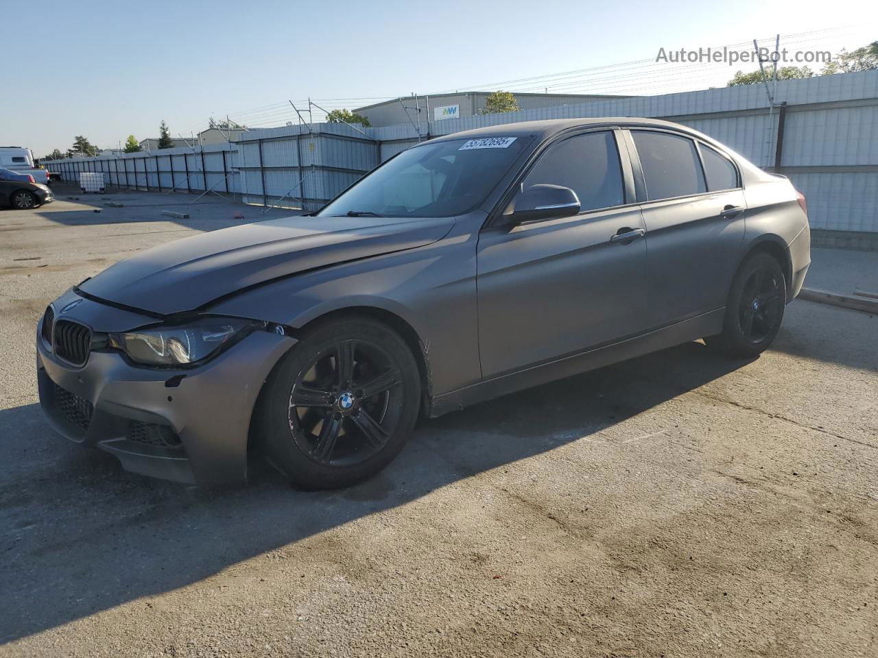 2014 Bmw 320 I Black vin: WBA3B1G53ENS79675