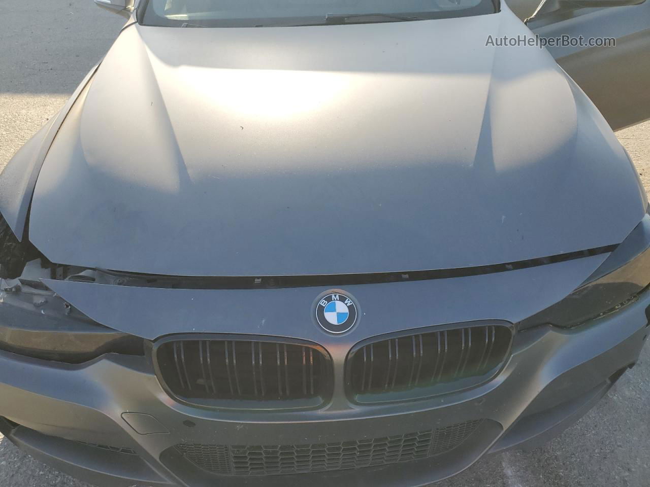 2014 Bmw 320 I Black vin: WBA3B1G53ENS79675