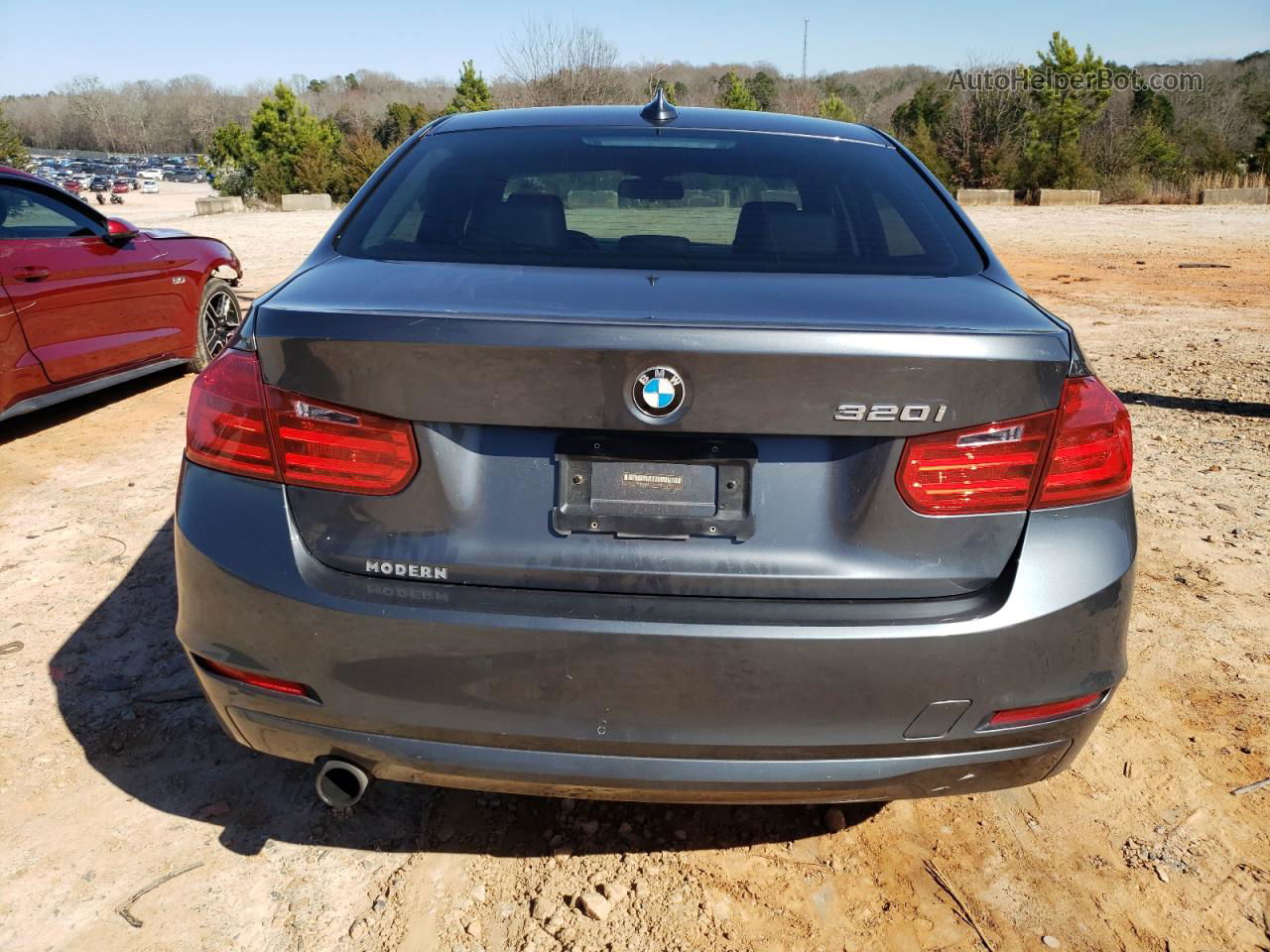 2015 Bmw 320 I Gray vin: WBA3B1G53FNT01725