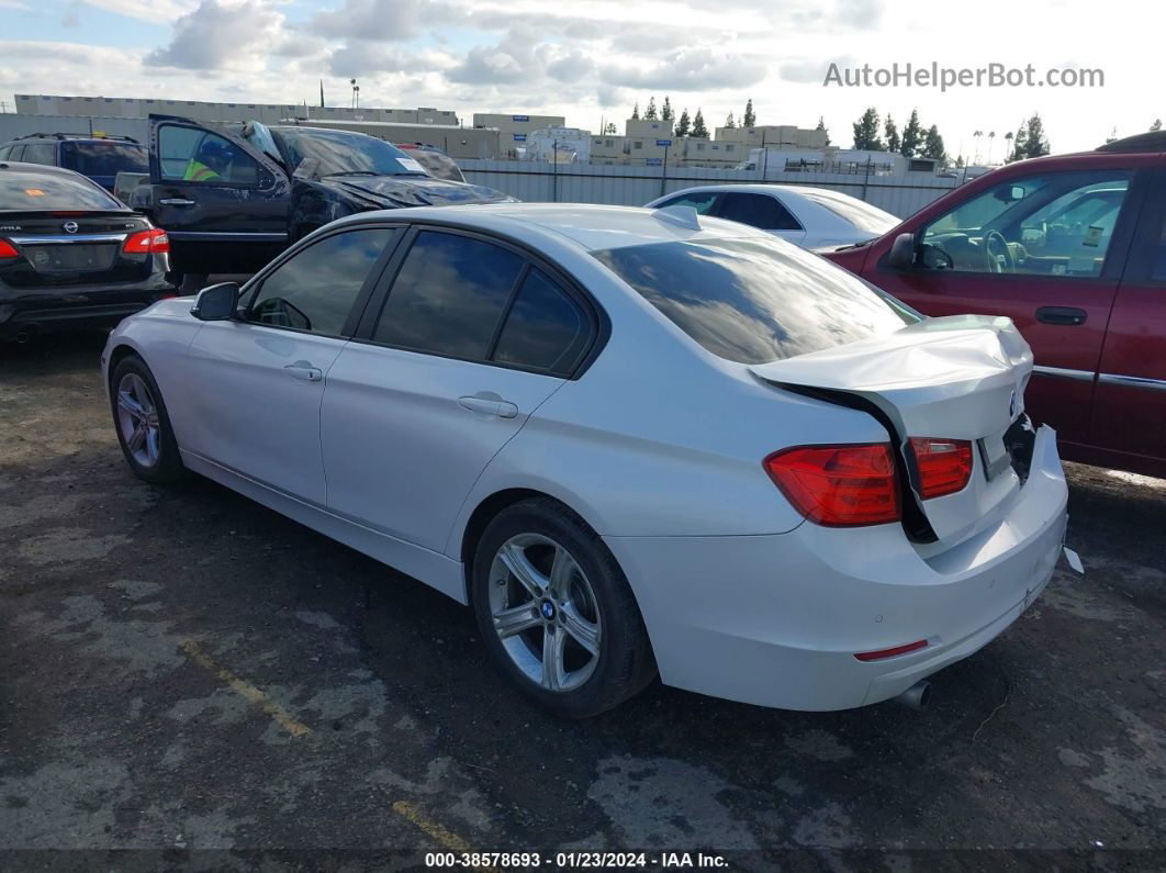 2015 Bmw 320i   White vin: WBA3B1G53FNT05810