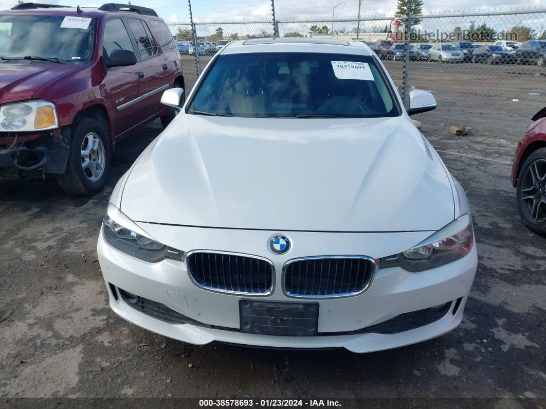 2015 Bmw 320i   White vin: WBA3B1G53FNT05810