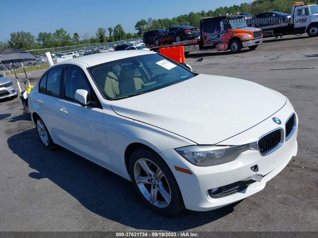 2015 Bmw 3 Series 320i White vin: WBA3B1G53FNT07184