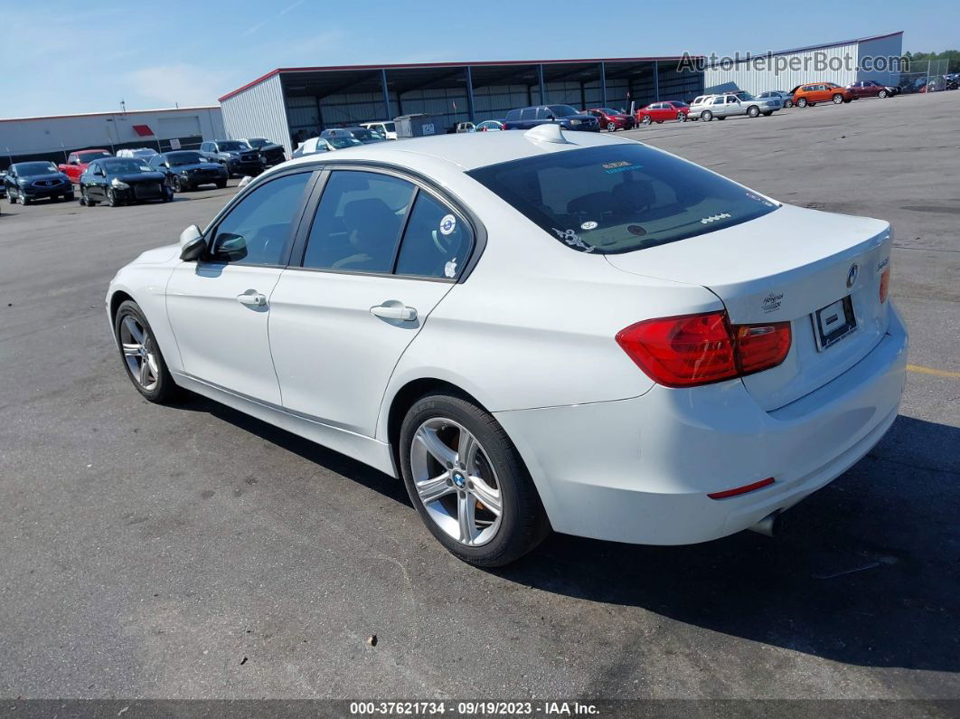 2015 Bmw 3 Series 320i White vin: WBA3B1G53FNT07184