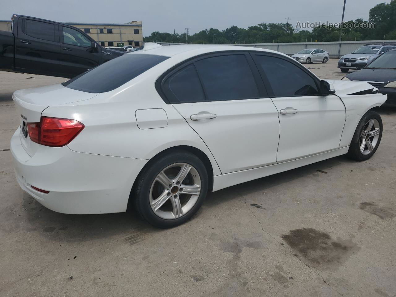 2014 Bmw 320 I White vin: WBA3B1G54ENN90449