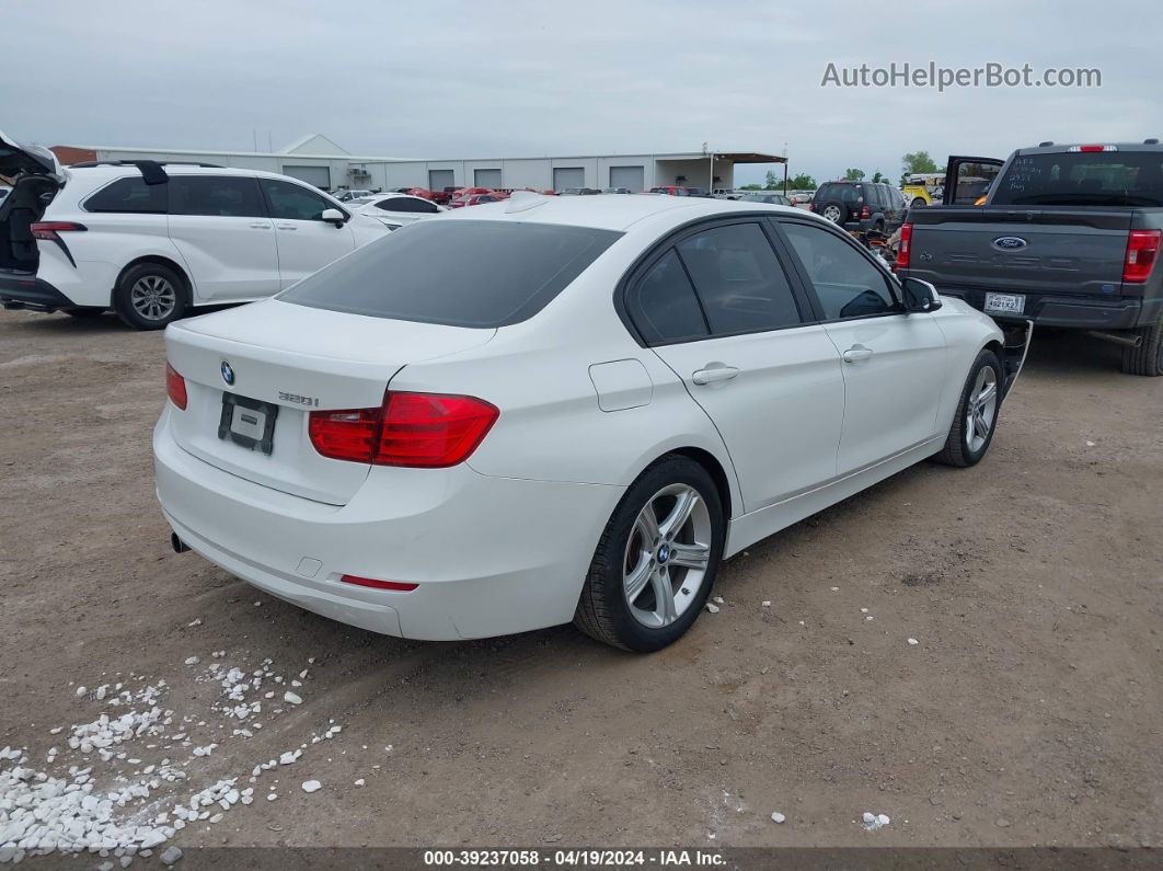 2014 Bmw 320i   White vin: WBA3B1G54ENS81032