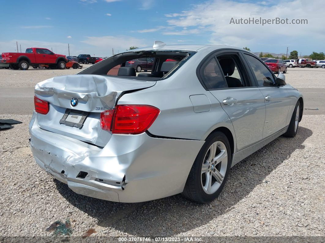 2014 Bmw 3 Series 320i Silver vin: WBA3B1G54ENT00758