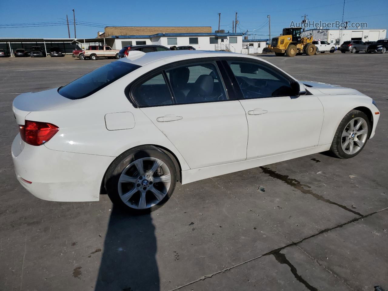 2015 Bmw 320 I White vin: WBA3B1G54FNT64445