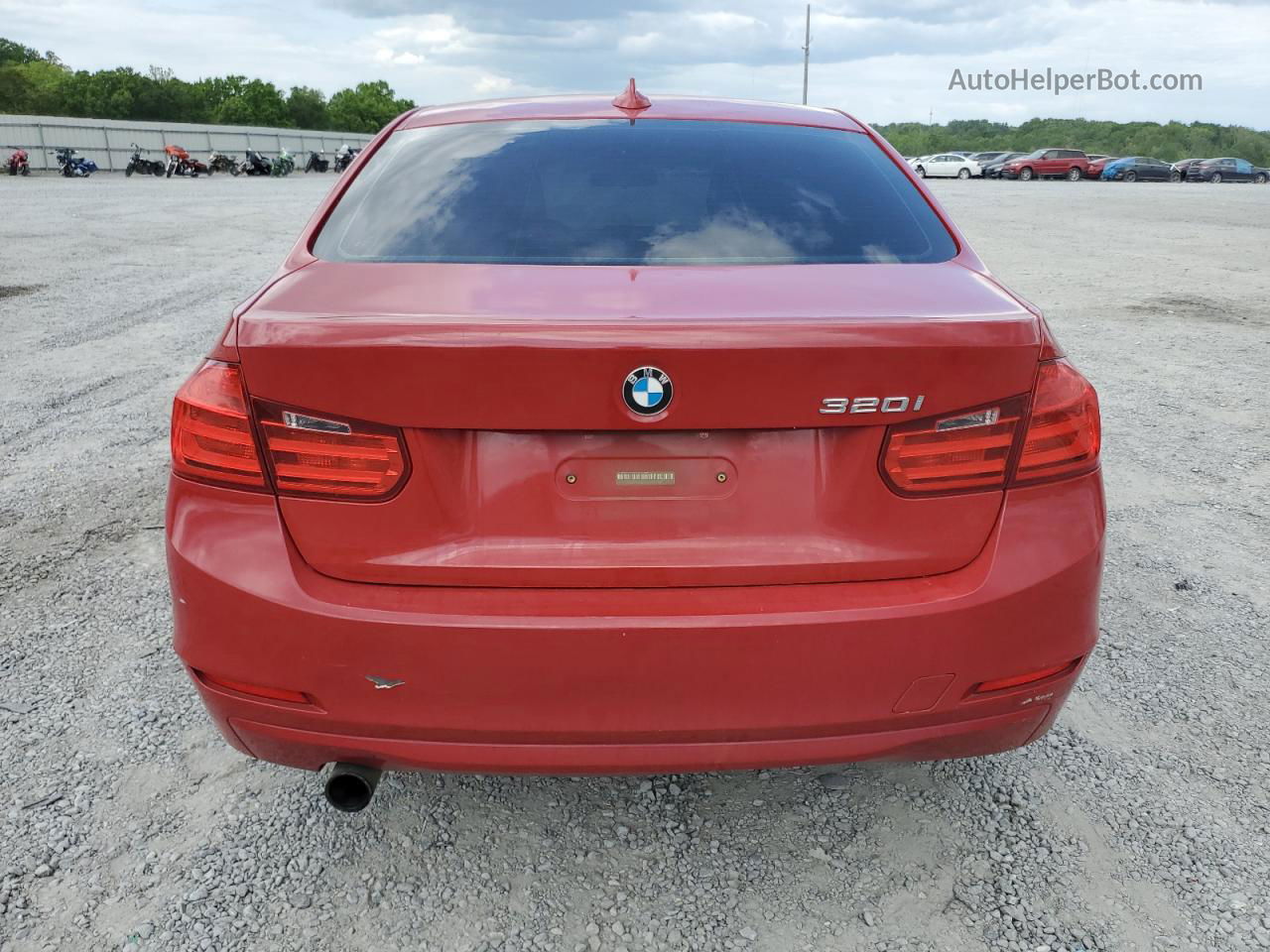 2014 Bmw 320 I Red vin: WBA3B1G55ENT00784