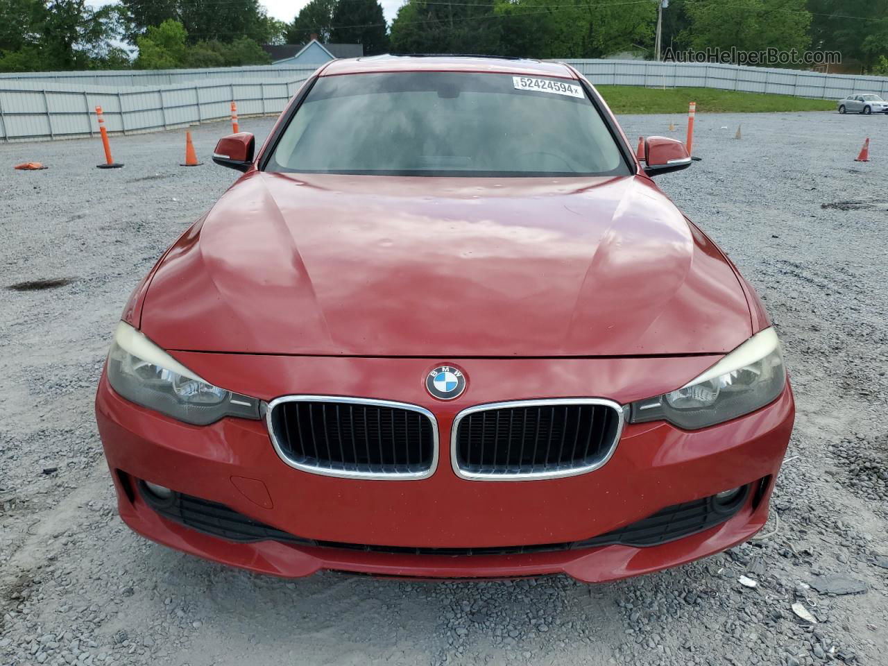 2014 Bmw 320 I Red vin: WBA3B1G55ENT00784