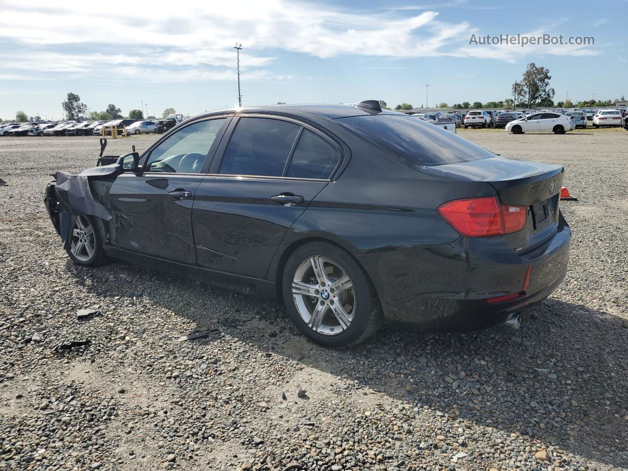 2015 Bmw 320 I Black vin: WBA3B1G55FNT02035