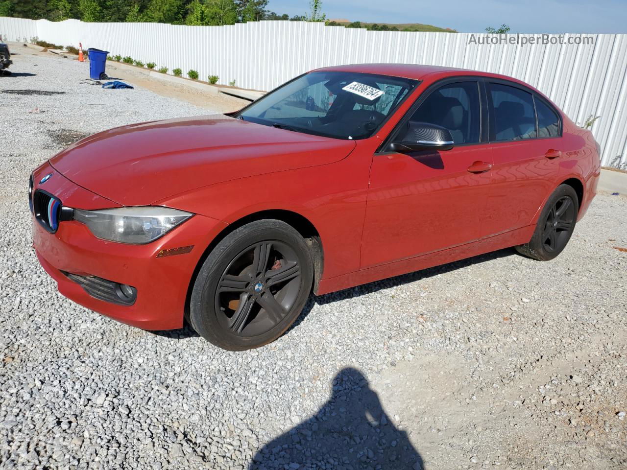 2015 Bmw 320 I Red vin: WBA3B1G55FNT05095