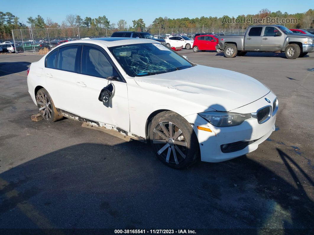 2015 Bmw 320i White vin: WBA3B1G55FNT07798