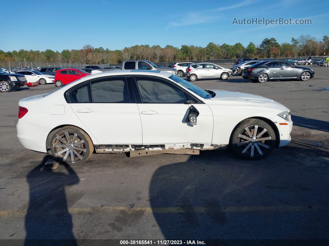 2015 Bmw 320i White vin: WBA3B1G55FNT07798