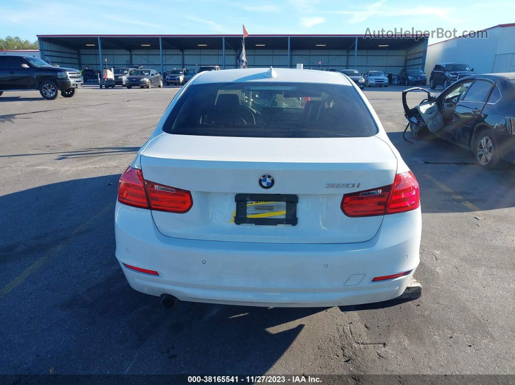 2015 Bmw 320i White vin: WBA3B1G55FNT07798