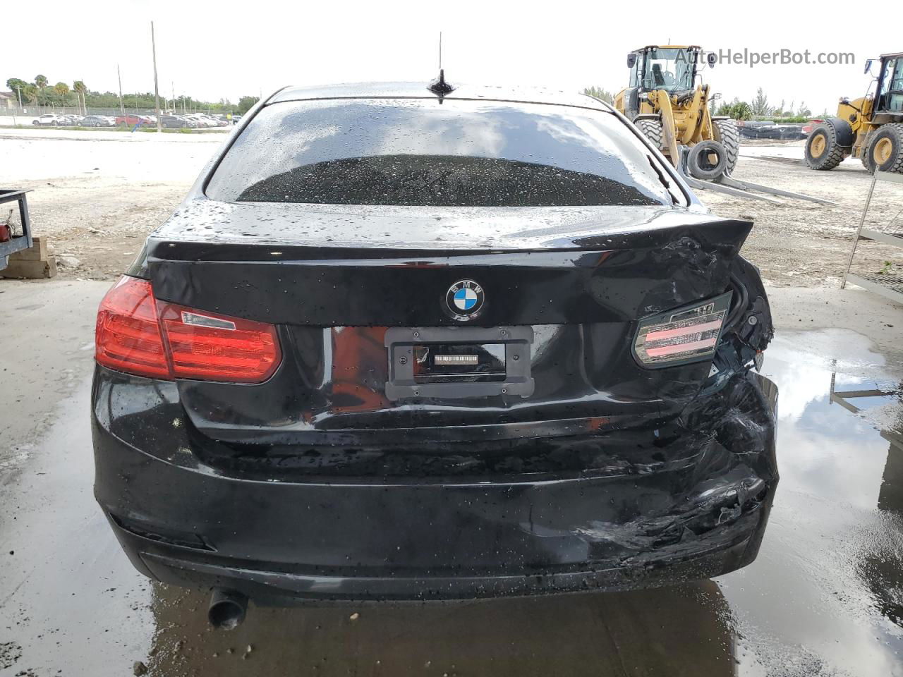 2014 Bmw 320 I Black vin: WBA3B1G56ENS79444