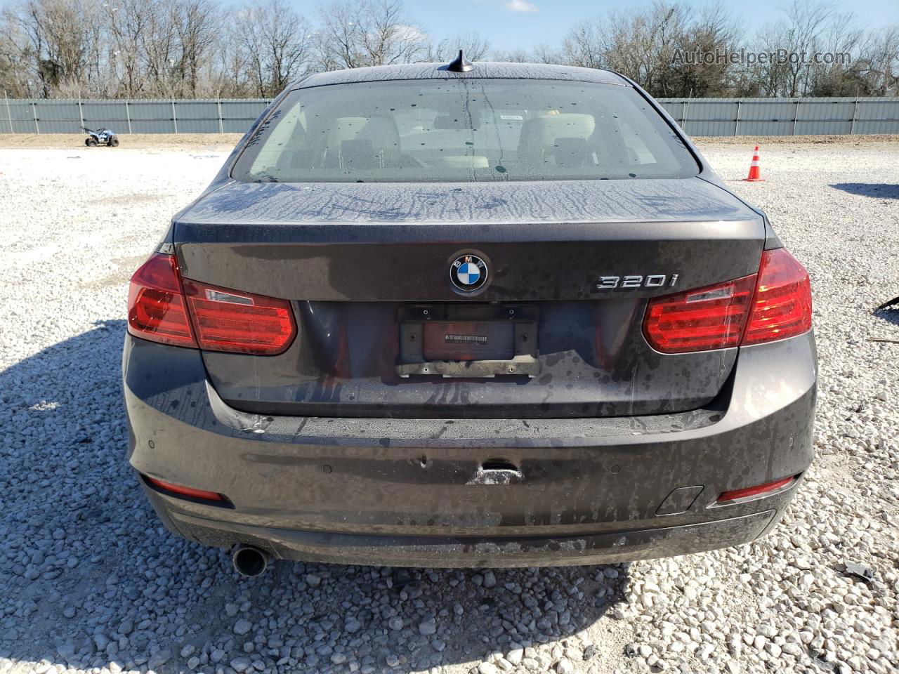 2015 Bmw 320 I Gray vin: WBA3B1G57FNT03512