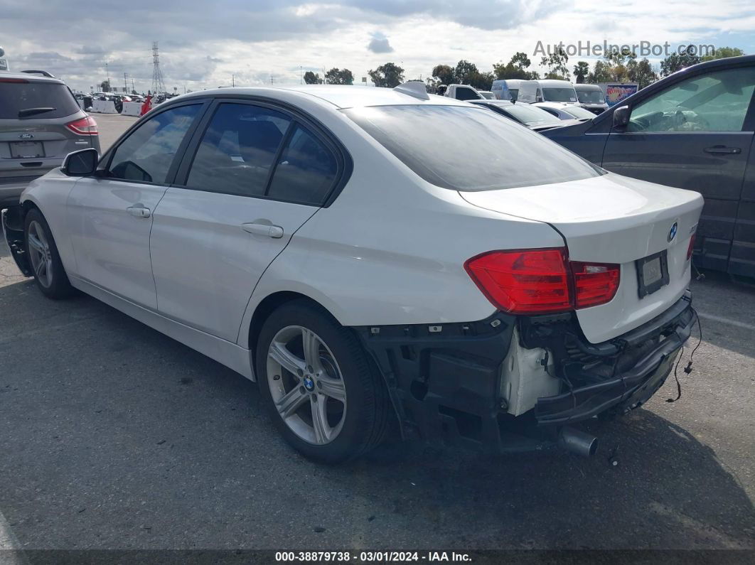 2015 Bmw 320i White vin: WBA3B1G57FNT05521