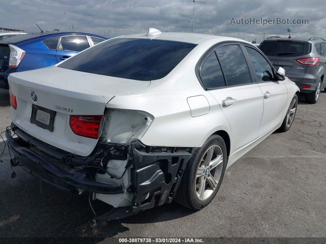 2015 Bmw 320i White vin: WBA3B1G57FNT05521