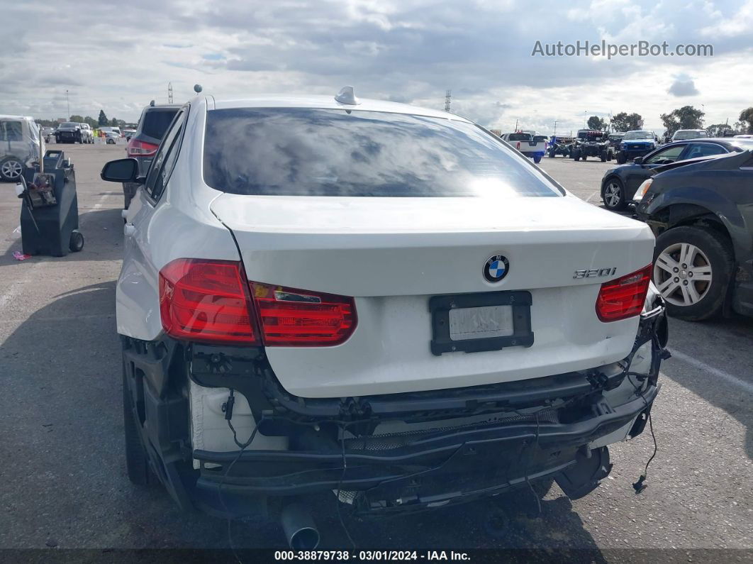 2015 Bmw 320i White vin: WBA3B1G57FNT05521