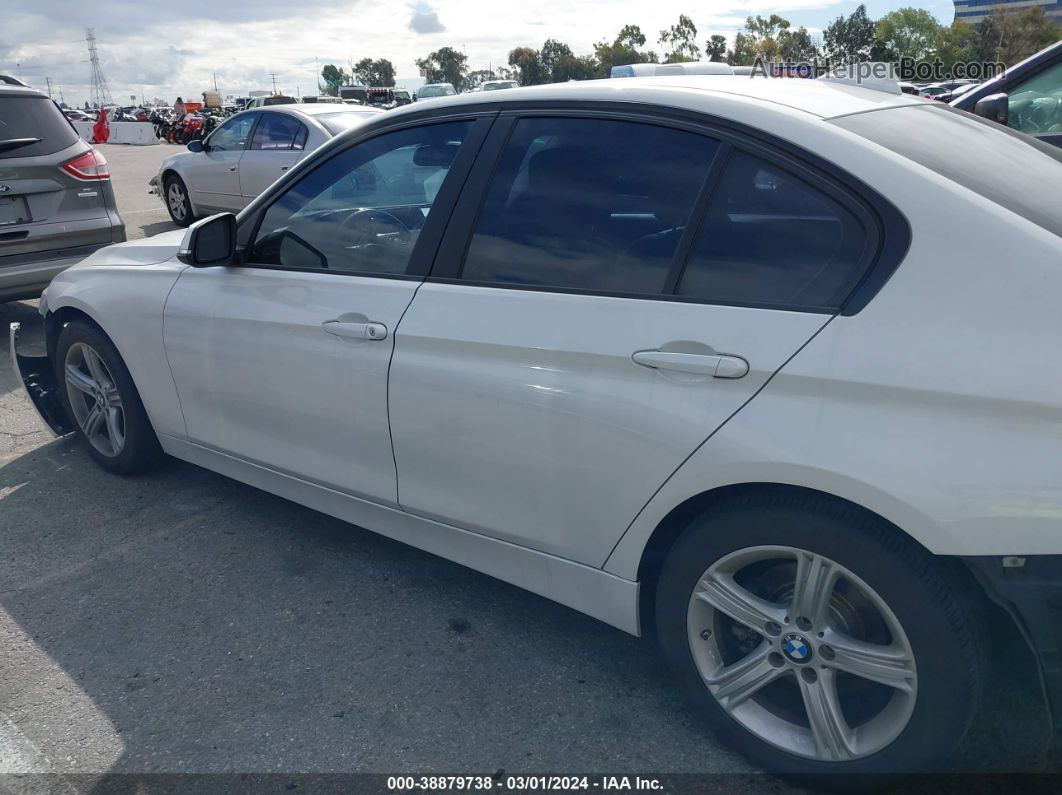 2015 Bmw 320i White vin: WBA3B1G57FNT05521