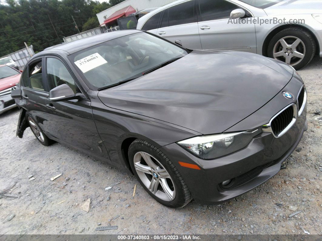 2014 Bmw 3 Series 320i Gray vin: WBA3B1G58ENN90437