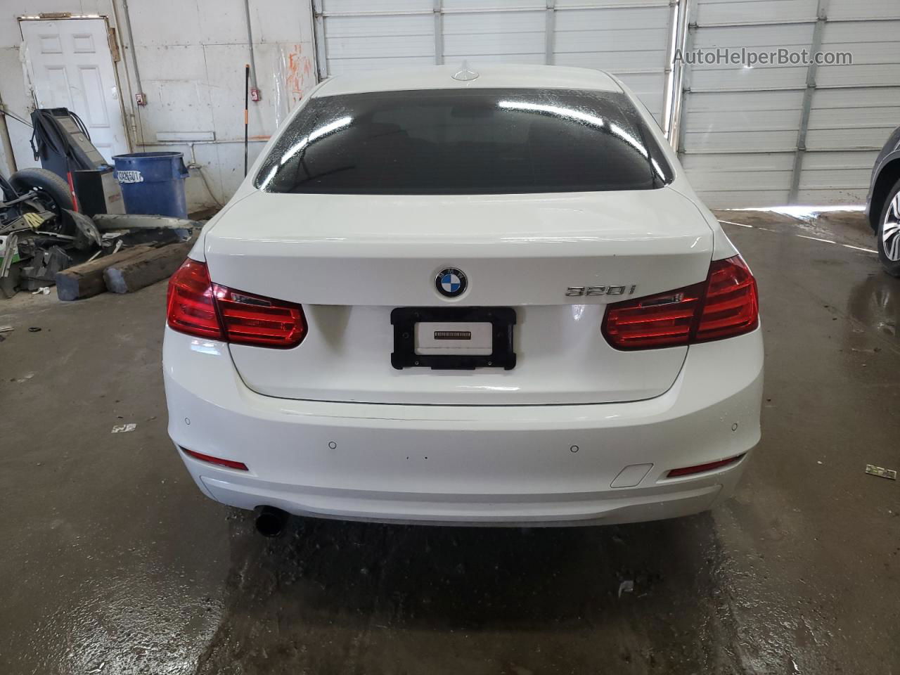 2015 Bmw 320 I White vin: WBA3B1G58FNT07861