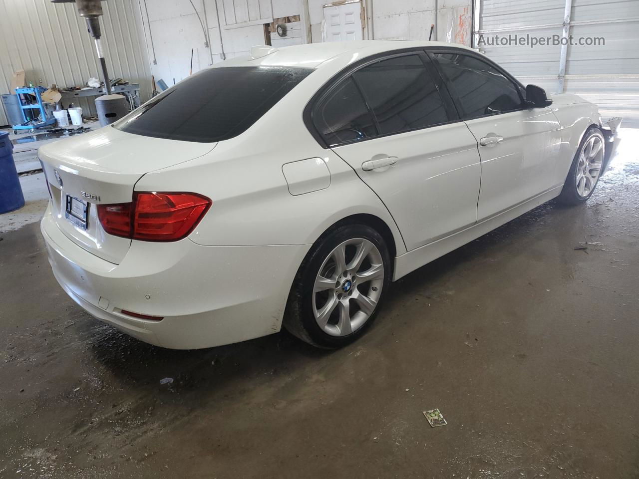 2015 Bmw 320 I White vin: WBA3B1G58FNT07861